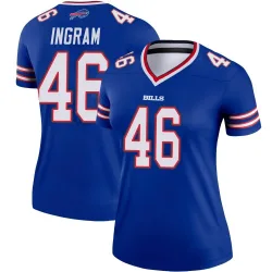 Women's Ja'Marcus Ingram Buffalo Bills No.46 Legend Jersey - Royal