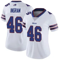 Women's Ja'Marcus Ingram Buffalo Bills No.46 Limited Color Rush Vapor Untouchable Jersey - White