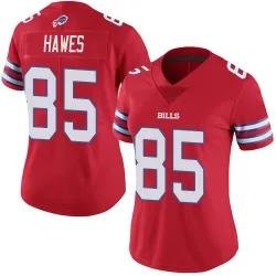 Women's Jackson Hawes Buffalo Bills No.85 Limited Color Rush Vapor Untouchable Jersey - Red