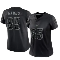 Women's Jackson Hawes Buffalo Bills No.85 Limited Reflective Jersey - Black