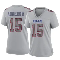 Women's Jake Kumerow Buffalo Bills No.15 Game Atmosphere Fashion Jersey - Gray