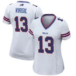 Women's Jalen Virgil Buffalo Bills No.13 Game Jersey - White