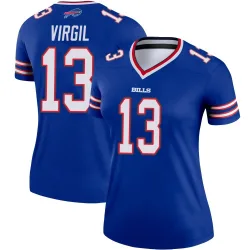 Women's Jalen Virgil Buffalo Bills No.13 Legend Jersey - Royal
