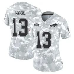 Women's Jalen Virgil Buffalo Bills No.13 Limited 2024 Salute to Service Jersey - Arctic Camo