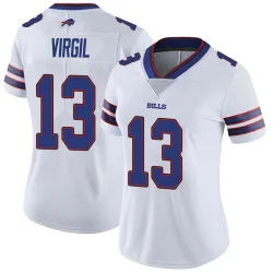 Women's Jalen Virgil Buffalo Bills No.13 Limited Color Rush Vapor Untouchable Jersey - White