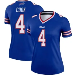 Women's James Cook Buffalo Bills No.4 Legend Jersey - Royal