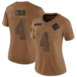 Women's James Cook Buffalo Bills No.4 Limited 2023 Salute To Service Jersey - Brown