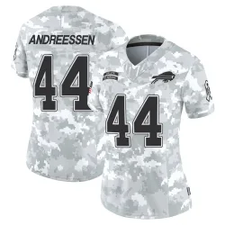 Women's Joe Andreessen Buffalo Bills No.44 Limited 2024 Salute to Service Jersey - Arctic Camo