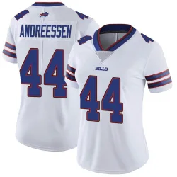 Women's Joe Andreessen Buffalo Bills No.44 Limited Color Rush Vapor Untouchable Jersey - White
