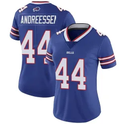 Women's Joe Andreessen Buffalo Bills No.44 Limited Team Color Vapor Untouchable Jersey - Royal
