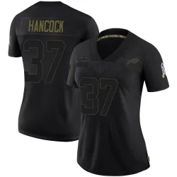 Women's Jordan Hancock Buffalo Bills No.37 Limited 2020 Salute To Service Jersey - Black