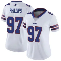 Women's Jordan Phillips Buffalo Bills No.97 Limited Color Rush Vapor Untouchable Jersey - White