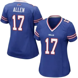 Women's Josh Allen Buffalo Bills No.17 Game Team Color Jersey - Royal Blue