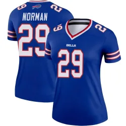 Women's Josh Norman Buffalo Bills No.29 Legend Jersey - Royal