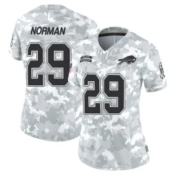 Women's Josh Norman Buffalo Bills No.29 Limited 2024 Salute to Service Jersey - Arctic Camo