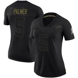 Women's Joshua Palmer Buffalo Bills No.5 Limited 2020 Salute To Service Jersey - Black