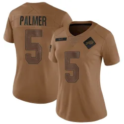 Women's Joshua Palmer Buffalo Bills No.5 Limited 2023 Salute To Service Jersey - Brown