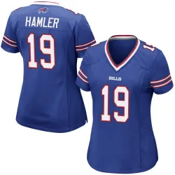 Women's KJ Hamler Buffalo Bills No.19 Game Team Color Jersey - Royal Blue