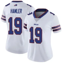 Women's KJ Hamler Buffalo Bills No.19 Limited Color Rush Vapor Untouchable Jersey - White