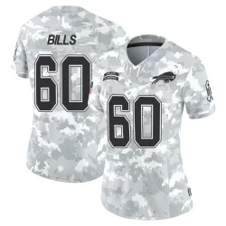 Women's Keaton Bills Buffalo Bills No.60 Limited Keaton 2024 Salute to Service Jersey - Arctic Camo