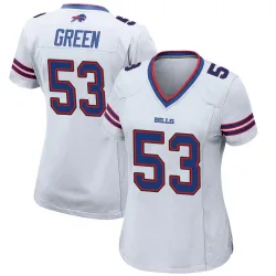 Women's Kendrick Green Buffalo Bills No.53 Game Jersey - White