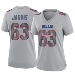 Women's Kevin Jarvis Buffalo Bills No.63 Game Atmosphere Fashion Jersey - Gray