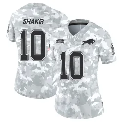 Women's Khalil Shakir Buffalo Bills No.10 Limited 2024 Salute to Service Jersey - Arctic Camo