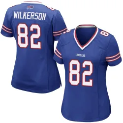 Women's Kristian Wilkerson Buffalo Bills No.82 Game Team Color Jersey - Royal Blue