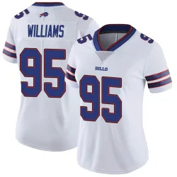 Women's Kyle Williams Buffalo Bills No.95 Limited Color Rush Vapor Untouchable Jersey - White