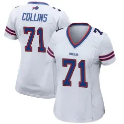 Women's La'el Collins Buffalo Bills No.71 Game Jersey - White