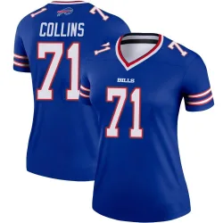 Women's La'el Collins Buffalo Bills No.71 Legend Jersey - Royal