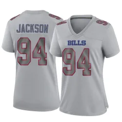 Women's Landon Jackson Buffalo Bills No.94 Game Atmosphere Fashion Jersey - Gray