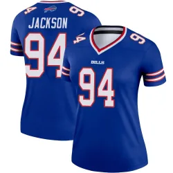 Women's Landon Jackson Buffalo Bills No.94 Legend Jersey - Royal