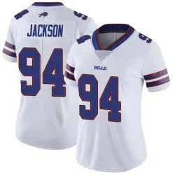 Women's Landon Jackson Buffalo Bills No.94 Limited Color Rush Vapor Untouchable Jersey - White