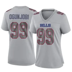Women's Larry Ogunjobi Buffalo Bills No.99 Game Atmosphere Fashion Jersey - Gray
