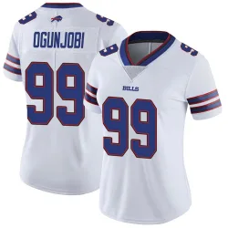 Women's Larry Ogunjobi Buffalo Bills No.99 Limited Color Rush Vapor Untouchable Jersey - White