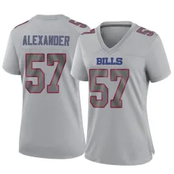 Women's Lorenzo Alexander Buffalo Bills No.57 Game Atmosphere Fashion Jersey - Gray