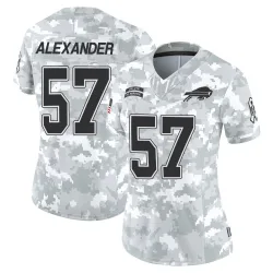 Women's Lorenzo Alexander Buffalo Bills No.57 Limited 2024 Salute to Service Jersey - Arctic Camo