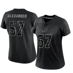 Women's Lorenzo Alexander Buffalo Bills No.57 Limited Reflective Jersey - Black