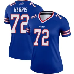 Women's Marcus Harris Buffalo Bills No.72 Legend Jersey - Royal