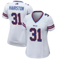 Women's Maxwell Hairston Buffalo Bills No.31 Game Jersey - White