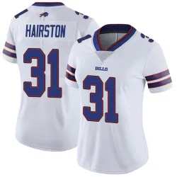 Women's Maxwell Hairston Buffalo Bills No.31 Limited Color Rush Vapor Untouchable Jersey - White