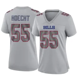 Women's Michael Hoecht Buffalo Bills No.55 Game Atmosphere Fashion Jersey - Gray