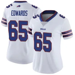 Women's Mike Edwards Buffalo Bills No.65 Limited Color Rush Vapor Untouchable Jersey - White
