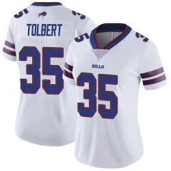 Women's Mike Tolbert Buffalo Bills No.35 Limited Color Rush Vapor Untouchable Jersey - White
