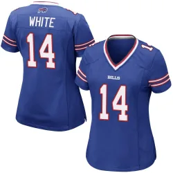 Women's Mike White Buffalo Bills No.14 Game Team Color Jersey - Royal Blue