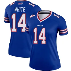Women's Mike White Buffalo Bills No.14 Legend Jersey - Royal