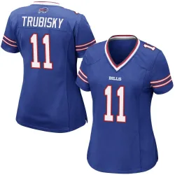 Women's Mitchell Trubisky Buffalo Bills No.11 Game Team Color Jersey - Royal Blue