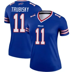 Women's Mitchell Trubisky Buffalo Bills No.11 Legend Jersey - Royal
