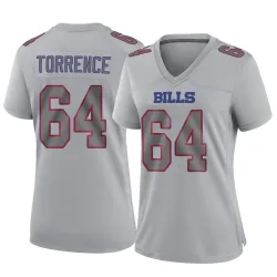 Women's O'Cyrus Torrence Buffalo Bills No.64 Game Atmosphere Fashion Jersey - Gray
